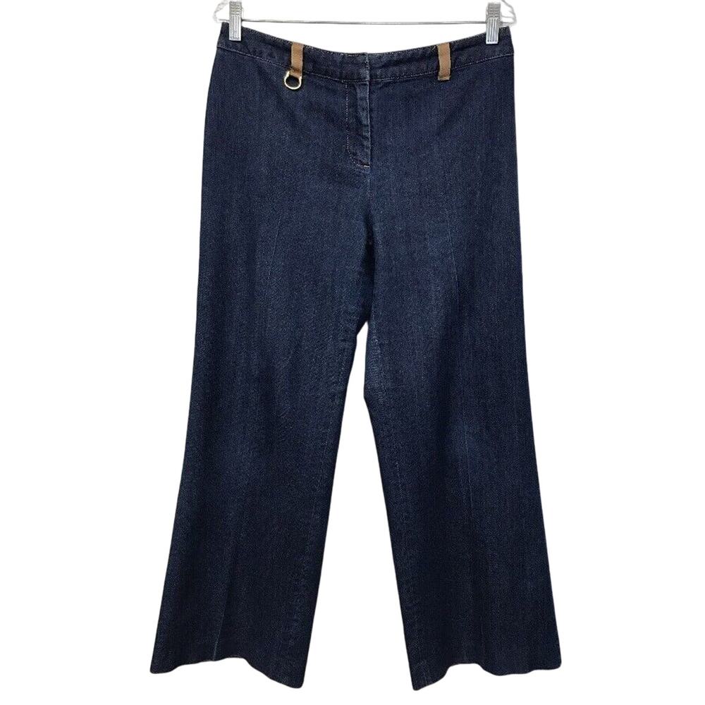 Ellen Tracy Jeans Womens 8 Denim Blue